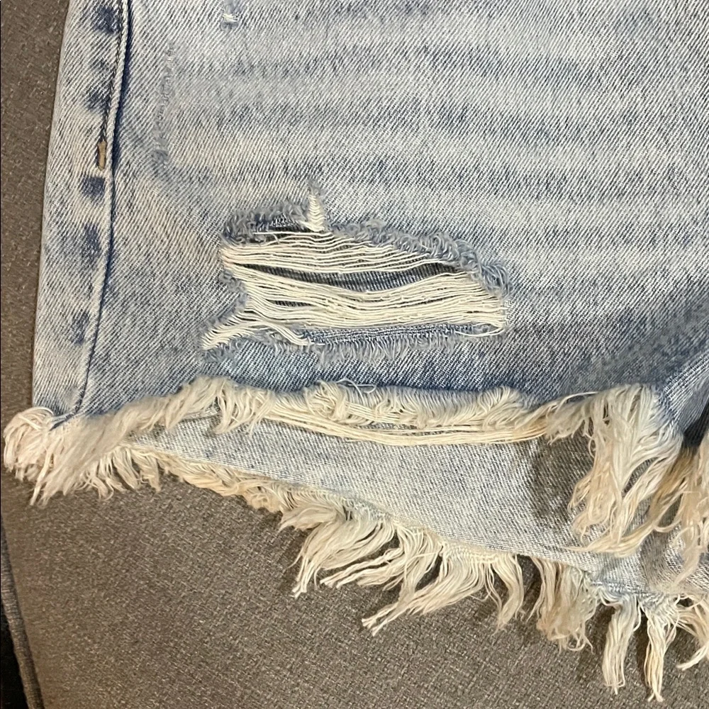 Altar'd State Frayed Jean Shorts 4 Buttonfly distressed